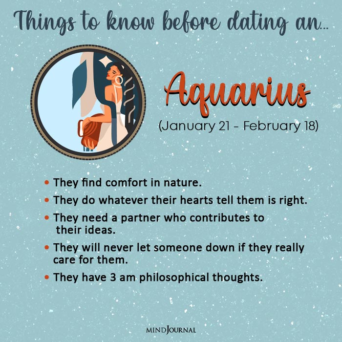 things to know before dating aquarius