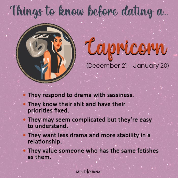 things to know before dating capricorn