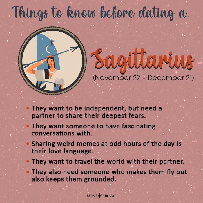 things to know before dating sagittarius
