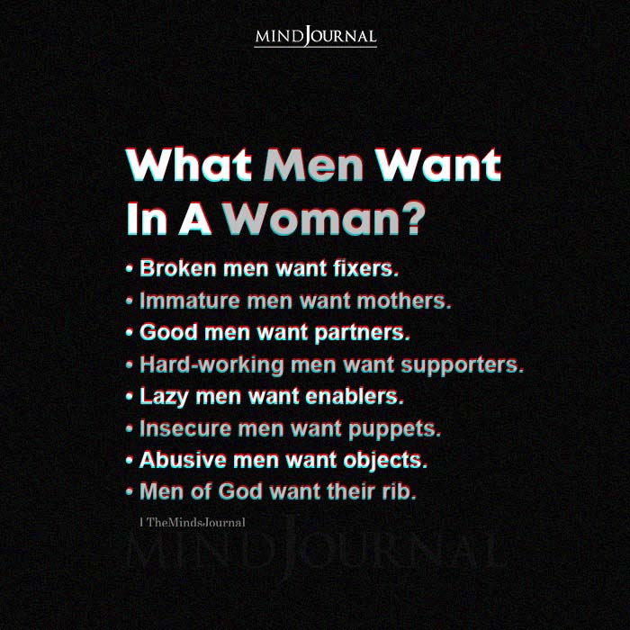 what do men want in a woman