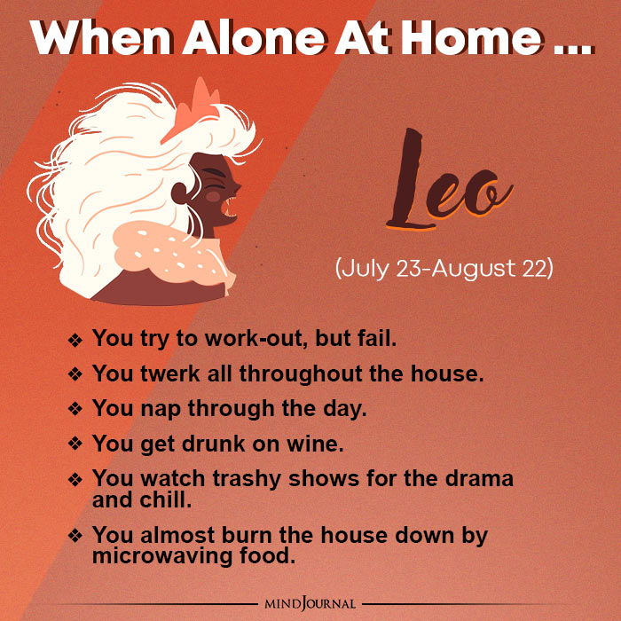 what you do when you are alone at home leo