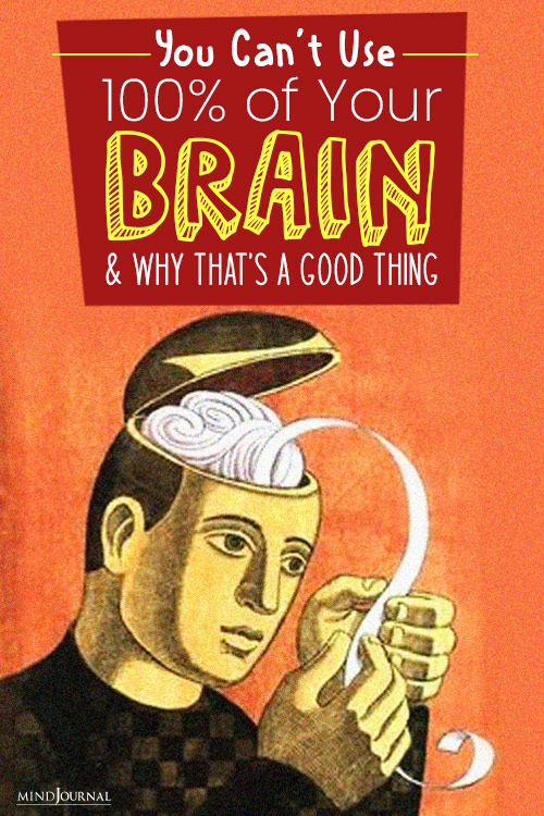 you cant use your brain and why thats a good thing pin