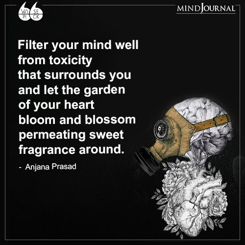 Anjana Prasad Filter your mind well