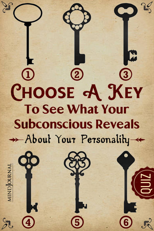 Choose Key Discover Subconscious Personality pin