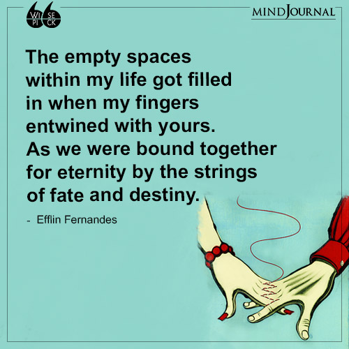Efflin Fernandes The empty spaces
