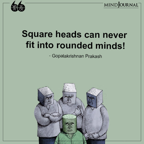Gopalakrishnan Prakash Square heads can never