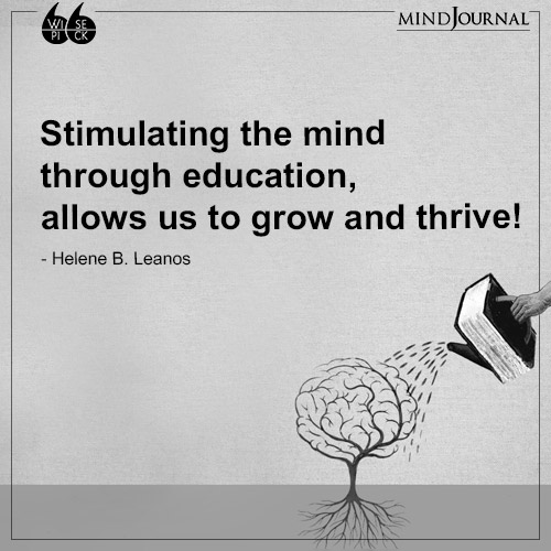 Helene B. Leanos Stimulating the mind