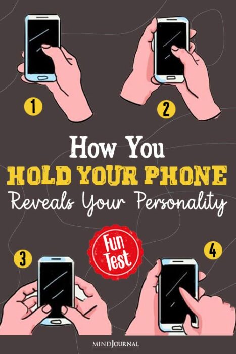How Hold Phone Reveals Something About Personality pin