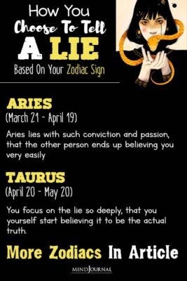 How You Choose To Tell A Lie, According To Your Zodiac Sign
