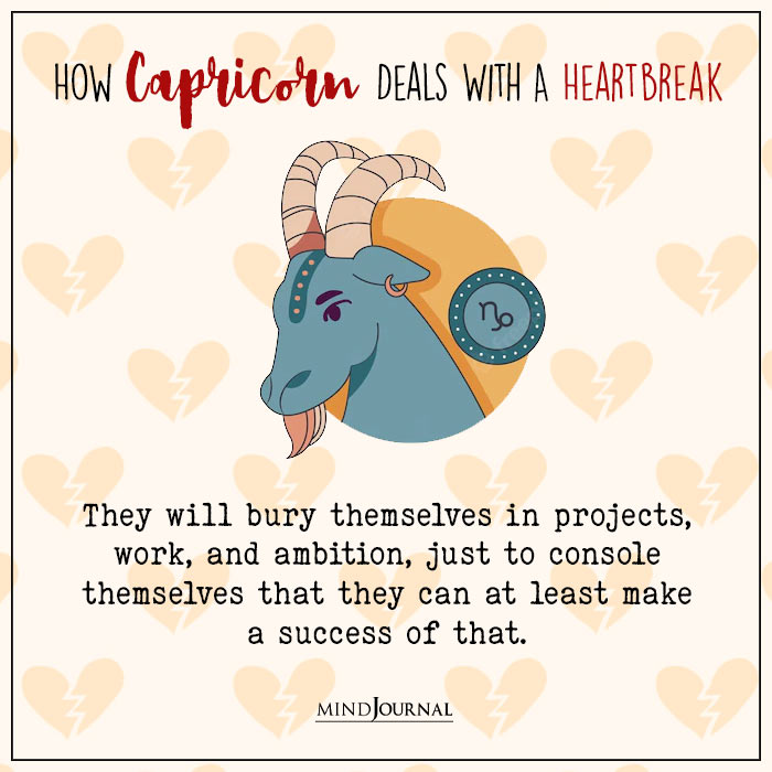 How capricorn Deals With A Heartbreak
