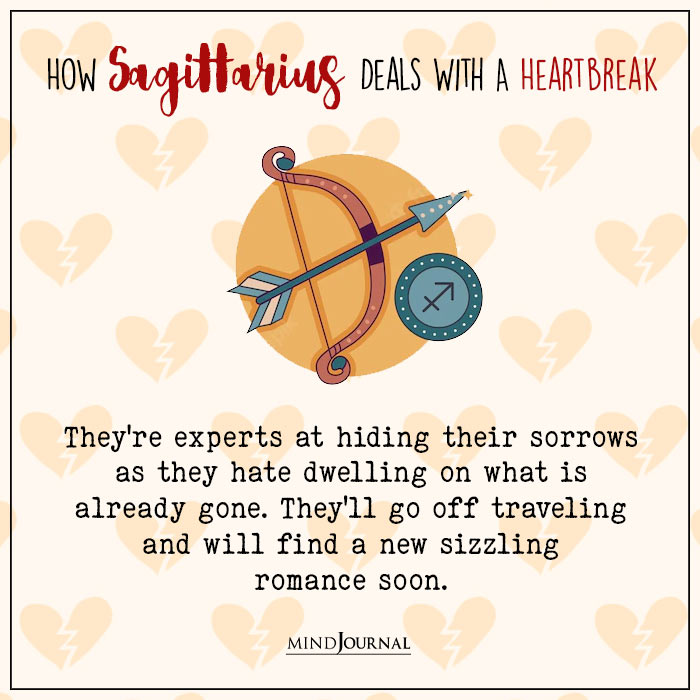 How sagittarius Deals With A Heartbreak
