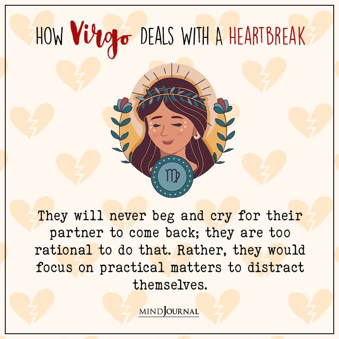 How virgo Deals With A Heartbreak