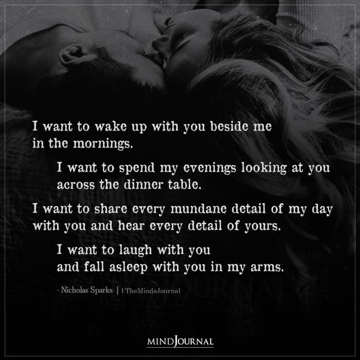 I Want To Wake Up With You