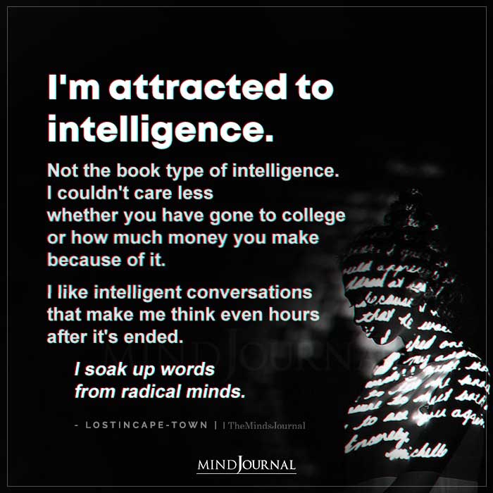Im Attracted To Intelligence