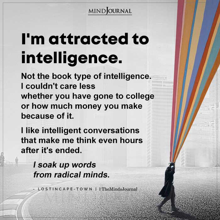 attracted to intelligence