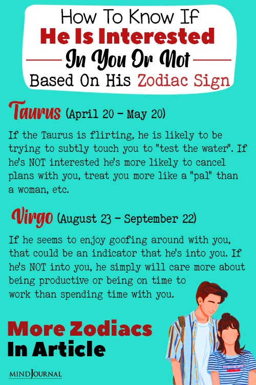 Know If Interested In You Or Flirting Zodiac Sign detail