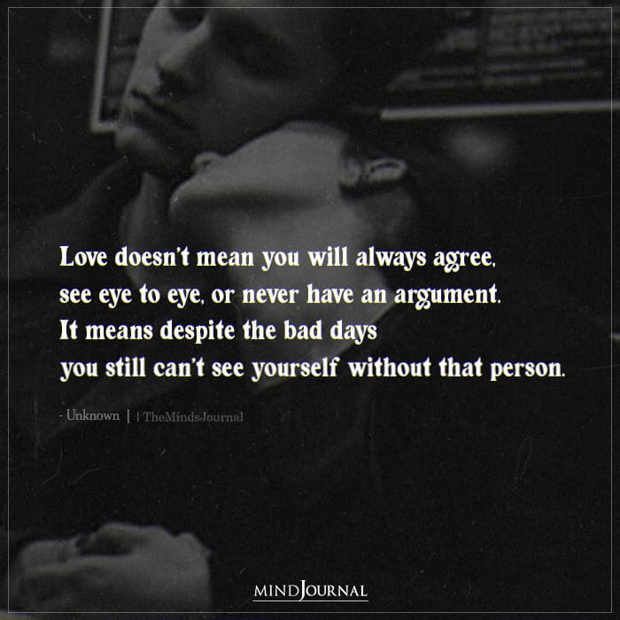Love Doesnt Mean You Will