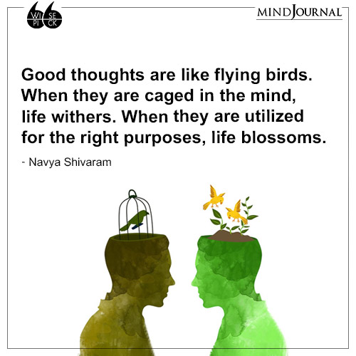 Navya Shivaram Good thoughts are