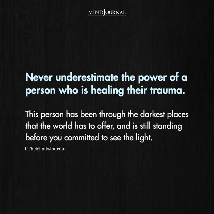 Never Underestimate The Power Of A Person Who
