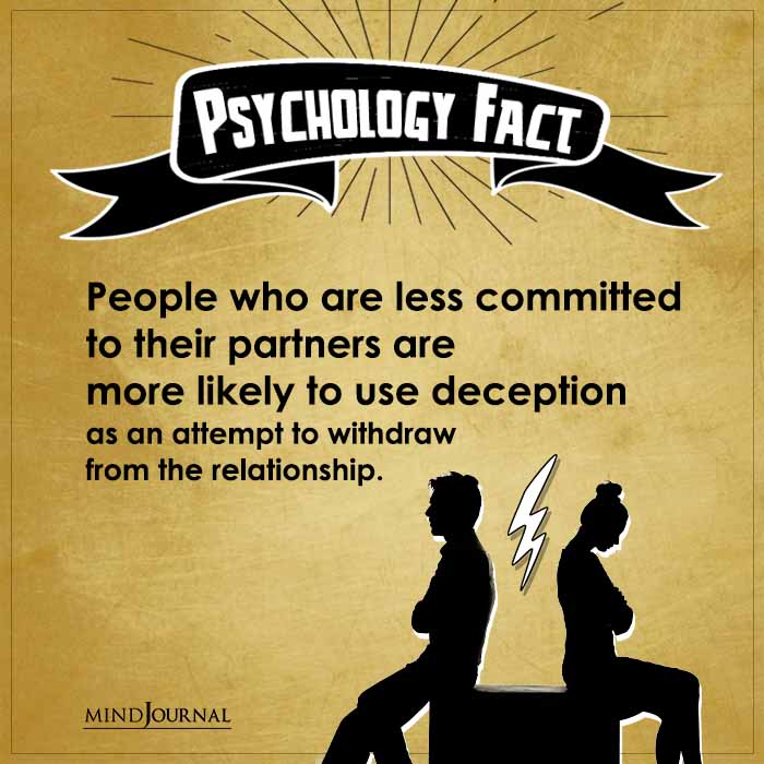 People Who Are Less Committed To Their Partners