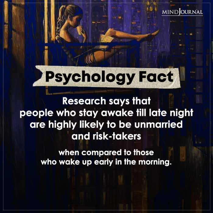 People Who Stay Awake Till Late Night Are Highly Likely To Be Unmarried