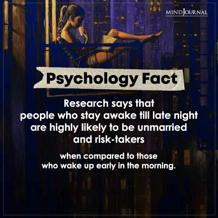 People Who Stay Awake Till Late Night Are Highly Likely To Be Unmarried