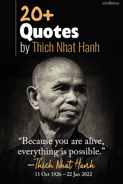 Powerful Thich Nhat Hanh Quotes pin
