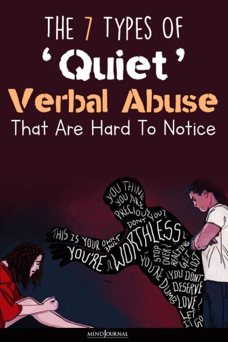 Quiet Verbal Abuse That Are Hard To Notice pin