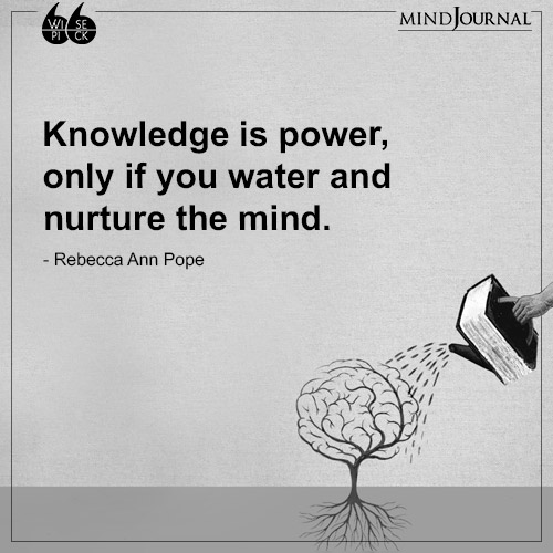 Rebecca Ann Pope Knowledge is power