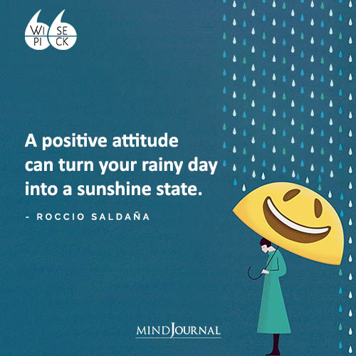 Roccio Saldaña A positive attitude