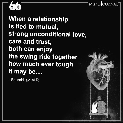Shambhavi M R When a relationship