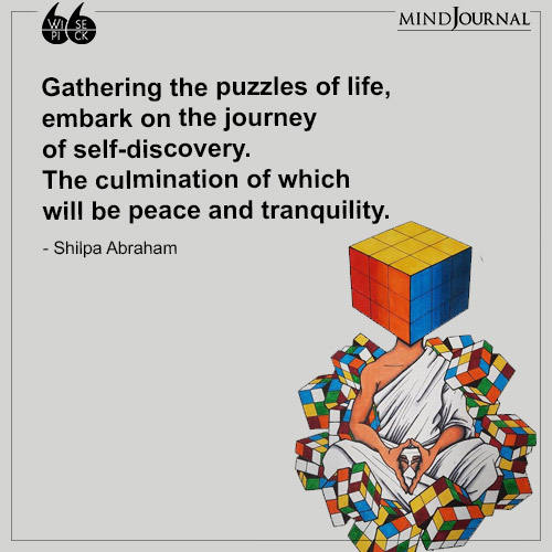 Shilpa Abraham Gathering the puzzles of life