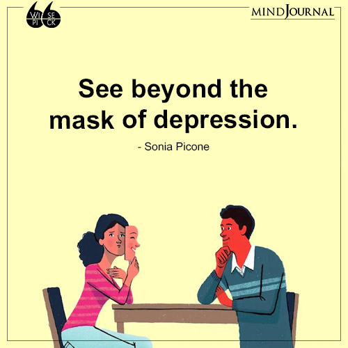 Sonia Picone See beyond the mask of depression