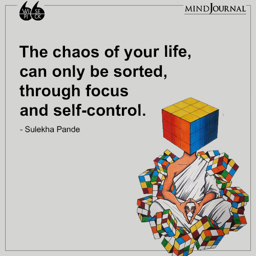 Sulekha Pande The chaos of your life