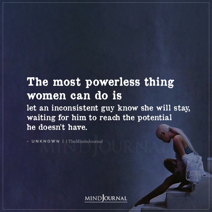 The Most Powerless Thing Women Can Do Is