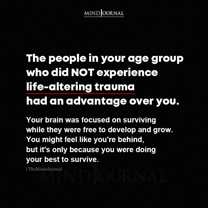 The People In Your Age Group Who Did Not Experience