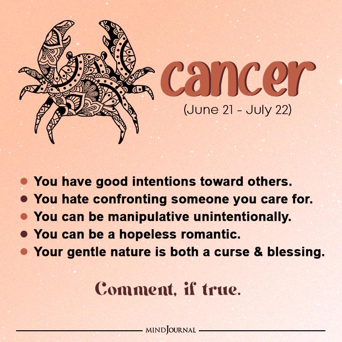 Things Notice Yourself Zodiac Sign Cancer