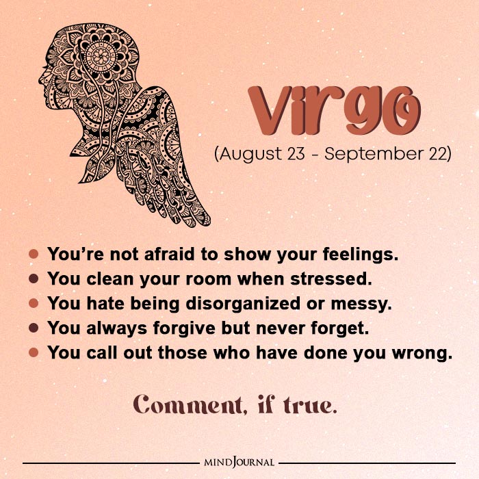 Things Notice Yourself Zodiac Sign Virgo