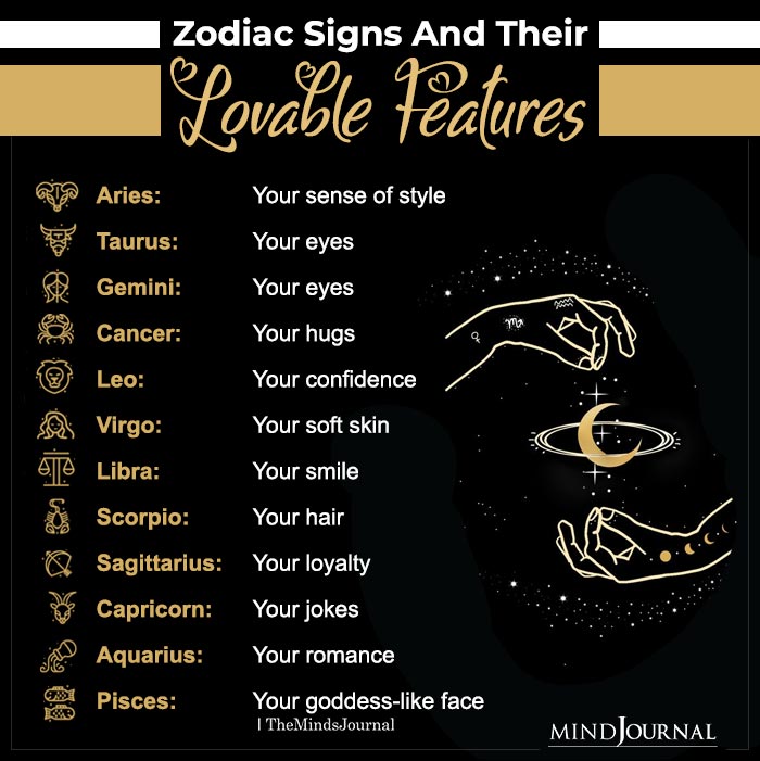 Zodiac Signs And Their Lovable Features