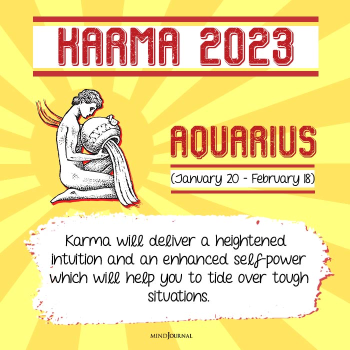 Zodiac Signs Karma new year aquarius