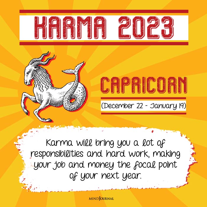 Zodiac Signs Karma new year capicorn