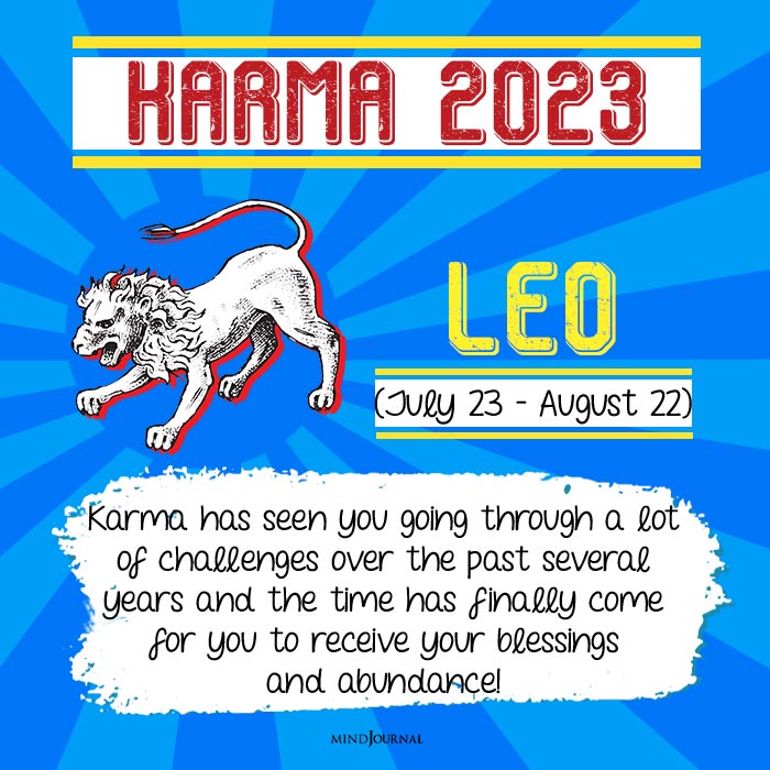 Zodiac Signs Karma new year leo