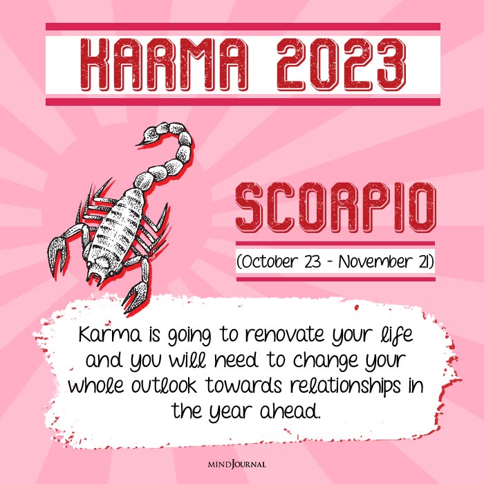 Zodiac Signs Karma new year scorpio