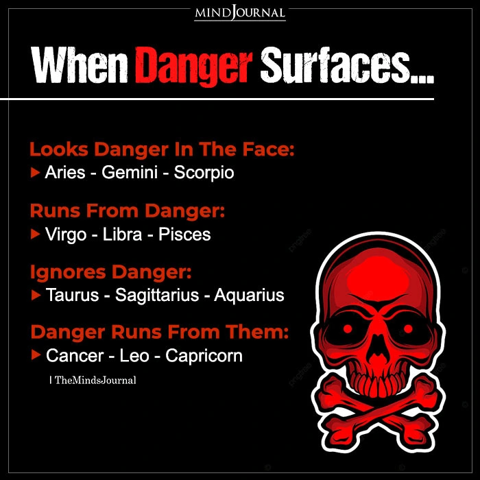 Zodiac Signs When Danger Surfaces