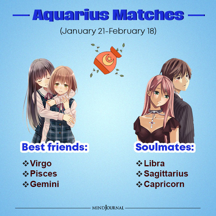 perfect zodiac match aquarius