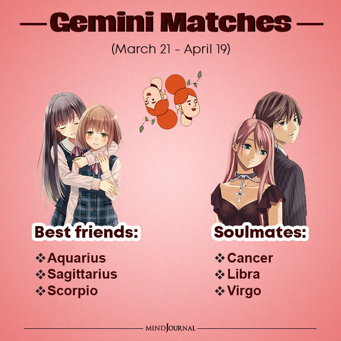 perfect zodiac match gemini
