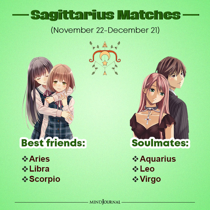 perfect zodiac match sagittarius