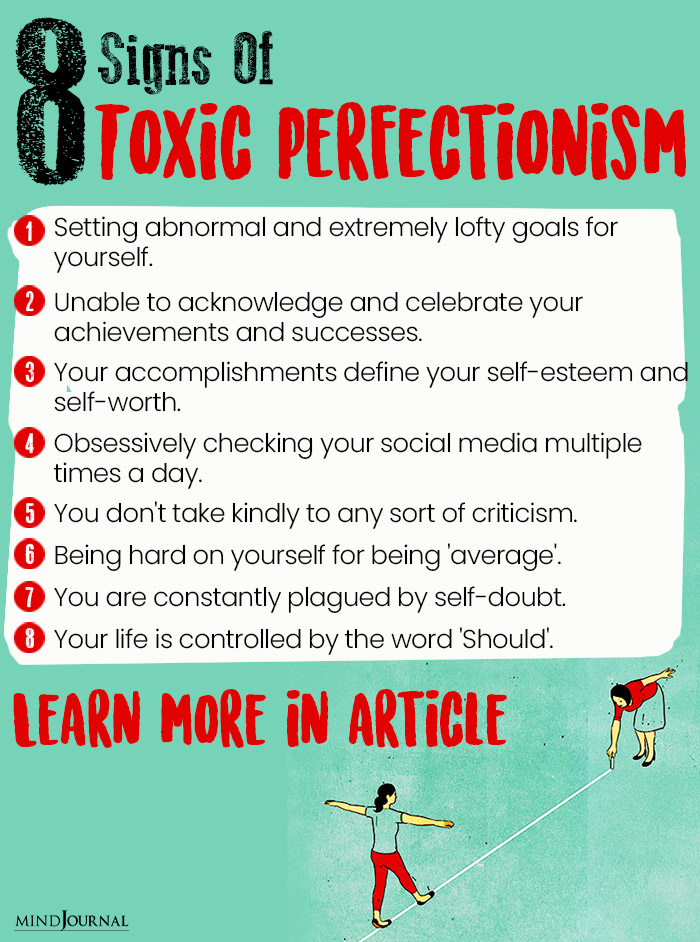 signs of toxic perfectionism and how to deal info