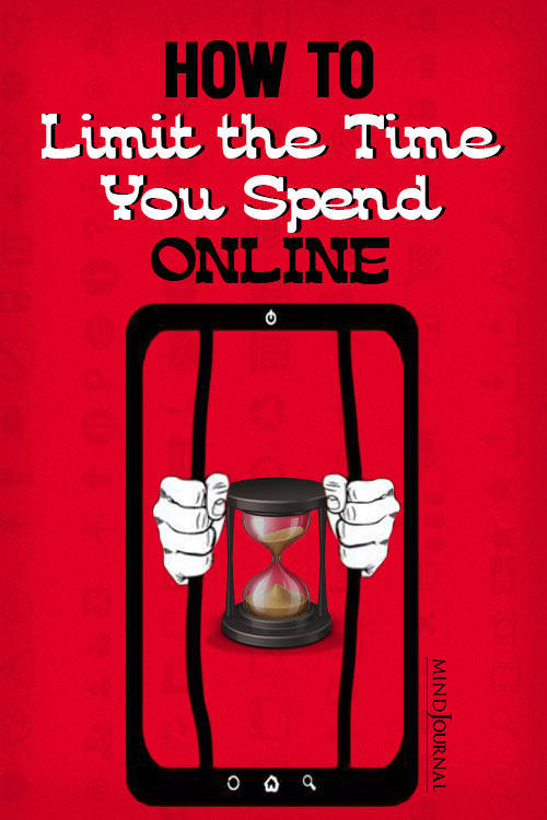 time you spend online pin