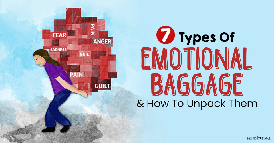 types of emotional baggage and how to unpack them
